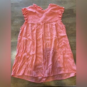 Staccato Coral Ruffle Sleeve Blouse